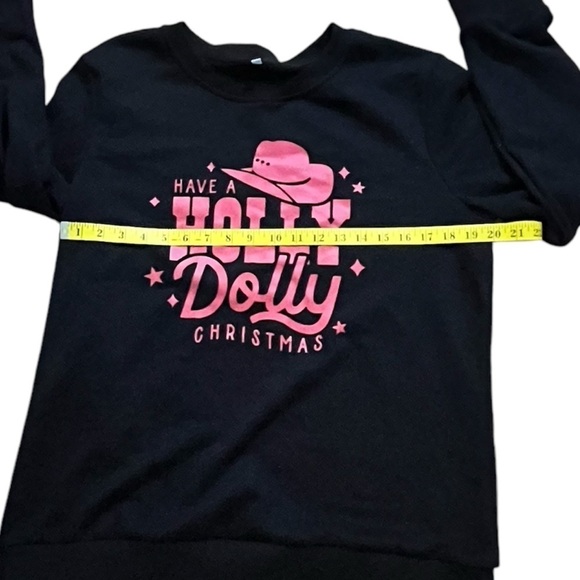 Have A Holly Dolly Christmas Sweatshirt, Size XL - Picture 8 of 10
